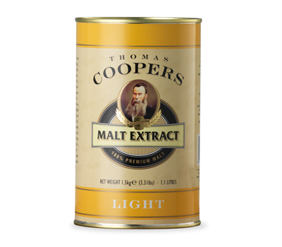 Неохмеленный солодовый экстракт Coopers Light Malt 1,5 кг