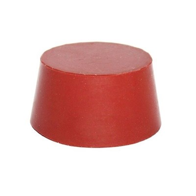 Пробка силиконовая конусная 37 (40-32 мм) красная - фото 15585