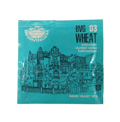 Дрожжи Beervingem для пшеничного пива "Wheat BVG-03", 10 г - фото 21484