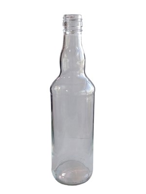 Бутылка "Монополь" винтовая 0,5 л бесцветная - фото 21541