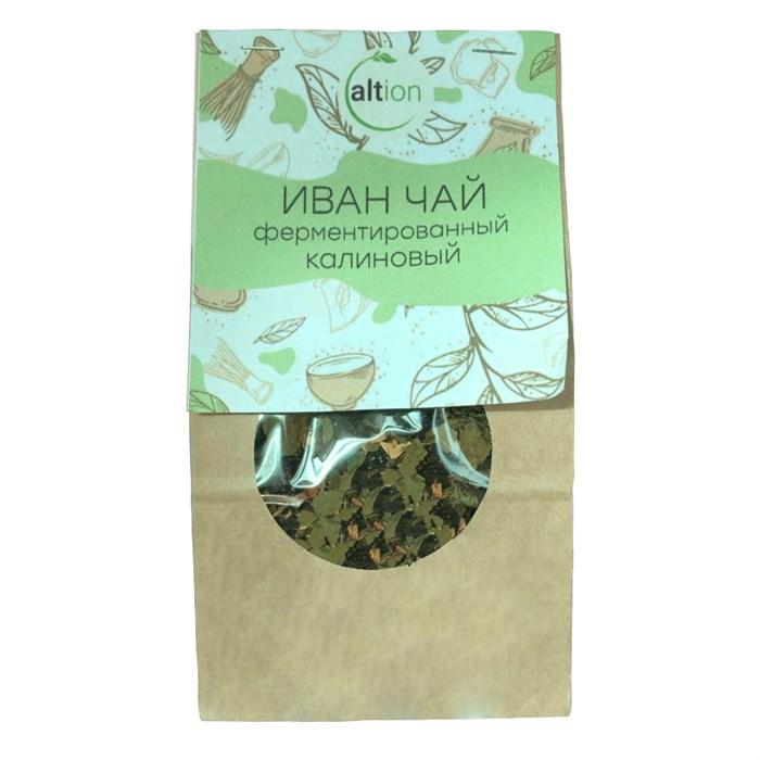 Иван-чай ферментированный "Калиновый" 50 гр. - фото 23170
