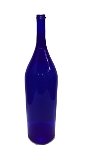 Бутыль "Четверть" 3 литра синее стекло - фото 8751