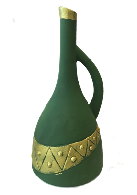 Бутылка грузинская глиняная "Египет" - фото 9921