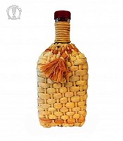 Бутылка "Штоф" 1,2 л оплетенная листьями кукурузы