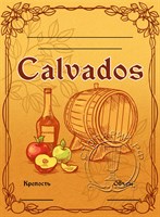 Этикетка "Calvados" 20 шт
