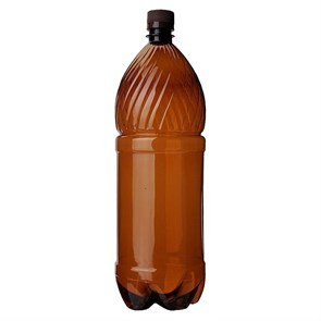 Бутылка пластиковая 2 л темная