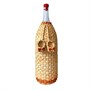 Бутылка "Четверть" 3,075 л оплетенная листьями кукурузы - фото 10872