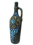 Бутылка грузинская глиняная "Виноград" - фото 9917