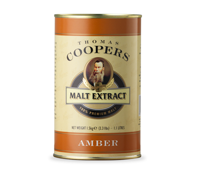 Неохмеленный солодовый экстракт Coopers Amber Malt 1,5 кг - фото 10068