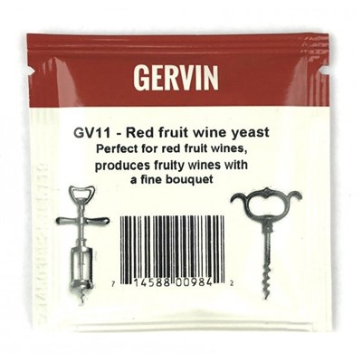 Винные дрожжи Gervin &quot;Red Fruit Wine GV11&quot;, 5 г