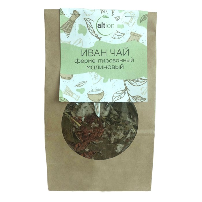 Иван-чай ферментированный "Малина" 50 гр. - фото 23172