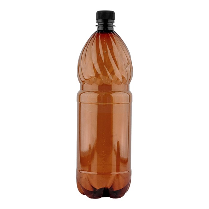 Бутылка пластиковая 1,5 литра темная - фото 23307