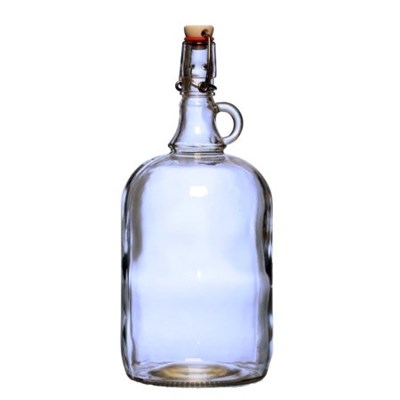 Бутылка стеклянная с бугельной пробкой "Венеция" 2 л - фото 8018