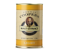 Неохмеленный солодовый экстракт Coopers Light Malt 1,5 кг