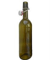 Бутылка с бугельной пробкой оливковая 0,75 л
