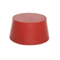 Пробка силиконовая конусная 37 (40-32 мм) красная