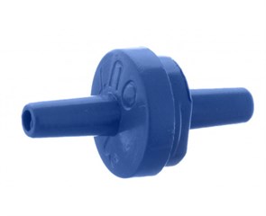 Клапан обратный пластиковый синий