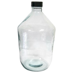 Бутыль 5 литров Казацкий прозрачное стекло