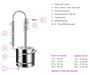 Дистиллятор "Феникс" Салют с ТЭНом 30 литров 5980 - фото 11420
