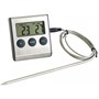 Термометр с проводным термосенсором и звуковым оповещением (0...+250) - фото 21395