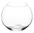 Ваза "Шар" прозрачное стекло d135*h110 мм - фото 24186