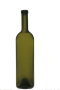 Бутылка винная 0,75 л Бордо оливковая - фото 8748